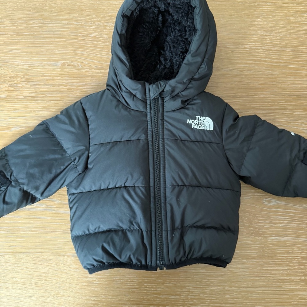 The North Face Black Baby Puffer Jacket 550